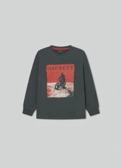 Hackett London MOTORBIKE LONG-SLEEVE T-SHIRT