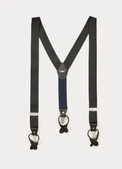 Hackett London LEATHER DETAILED BRACES