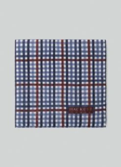 Hackett London WOOL CHECK HANDKERCHIEF