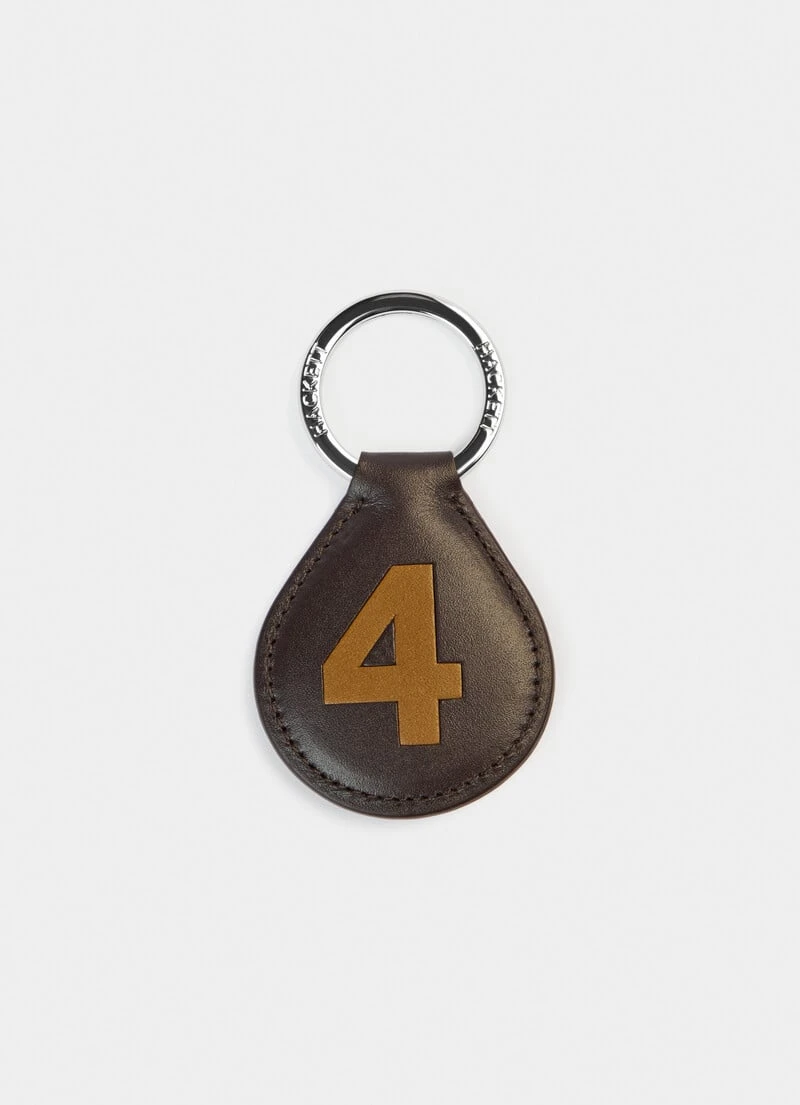 Hackett London HACKETT NUMBER 4 KEY RING 3 Hackett London HACKETT NUMBER 4 KEY RING