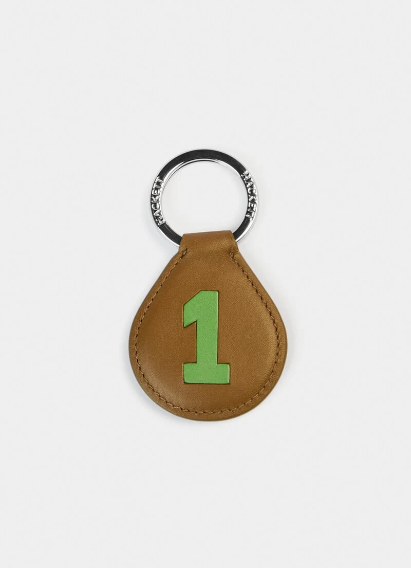 Hackett London HACKETT NUMBER 1 KEY RING 3 Hackett London HACKETT NUMBER 1 KEY RING