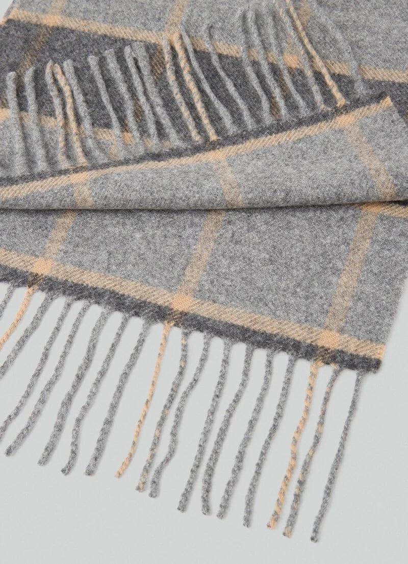 Hackett London CHECK WINDOW SCARF 4 Hackett London CHECK WINDOW SCARF - Image 2