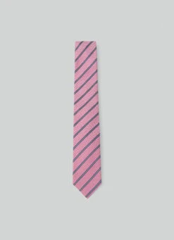 Hackett London STRIPED SILK TIE