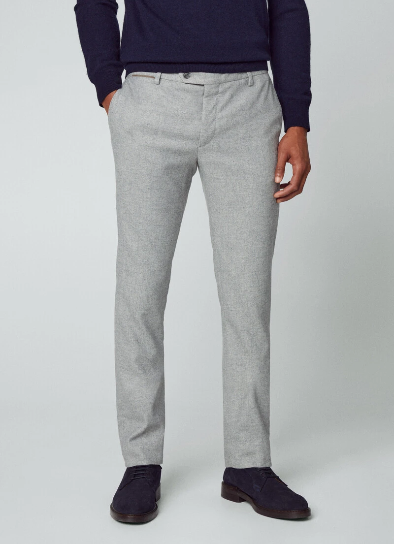 Hackett London SLIM FIT DONEGAL TROUSERS 4 Hackett London SLIM FIT DONEGAL TROUSERS - Image 2