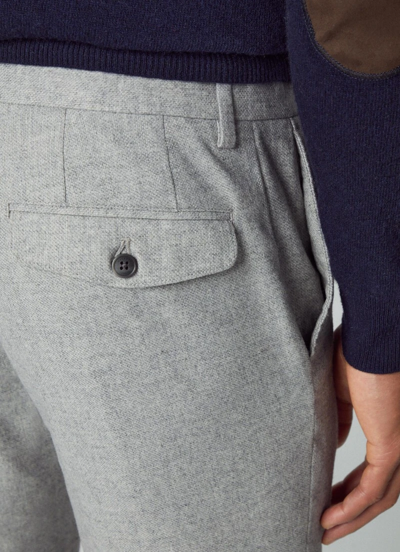 Hackett London SLIM FIT DONEGAL TROUSERS 7 Hackett London SLIM FIT DONEGAL TROUSERS - Image 5