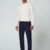 Hackett London RELAXED FIT PINSTRIPE TROUSERS