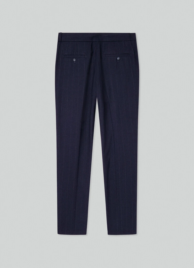 Hackett London RELAXED FIT PINSTRIPE TROUSERS 9 Hackett London RELAXED FIT PINSTRIPE TROUSERS - Image 7