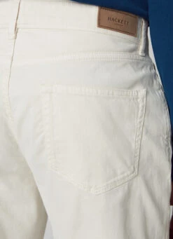 Hackett London STRAIGHT FIT 5-POCKET SATIN TROUSERS -Hackett London Shop HM212508 8KW 05 MO