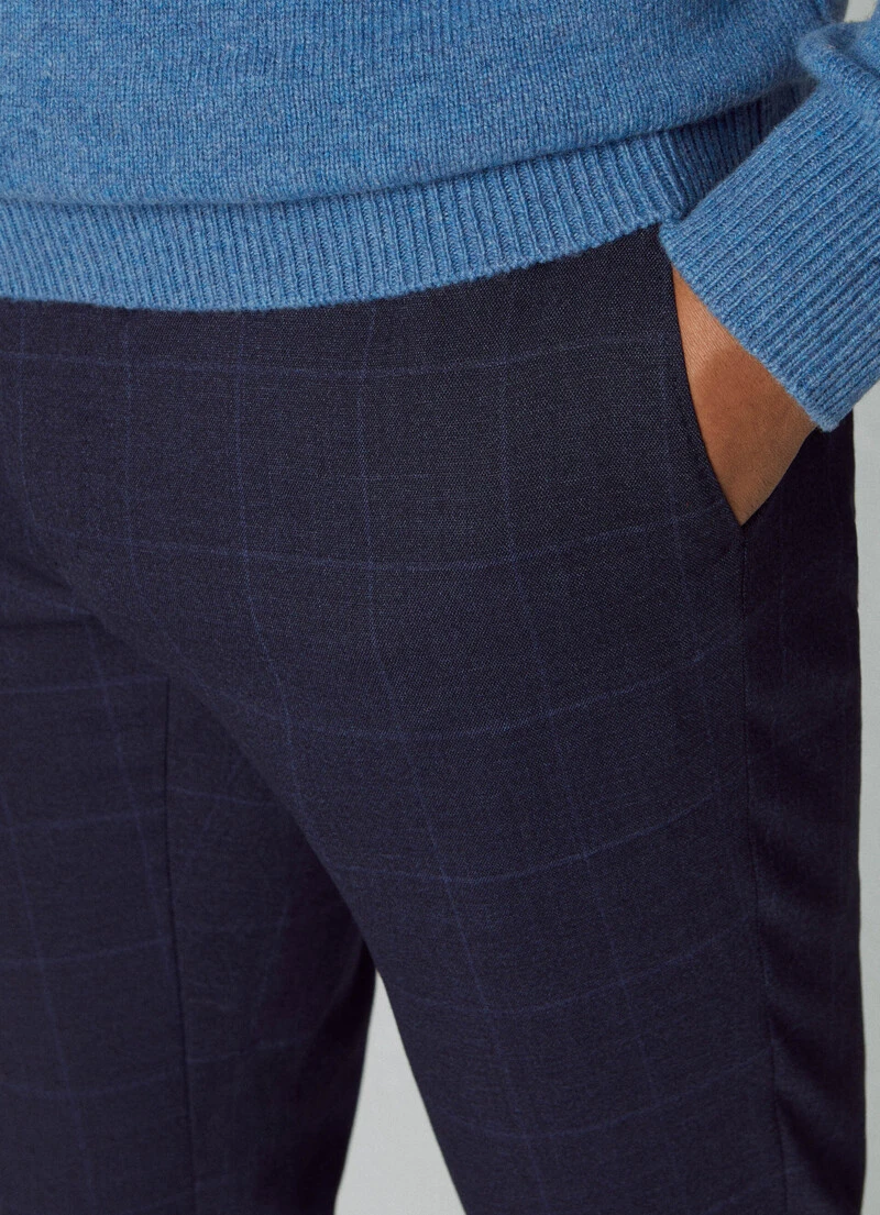 Hackett London SLIM FIT CHECK CHINOS 5 Hackett London SLIM FIT CHECK CHINOS - Image 3