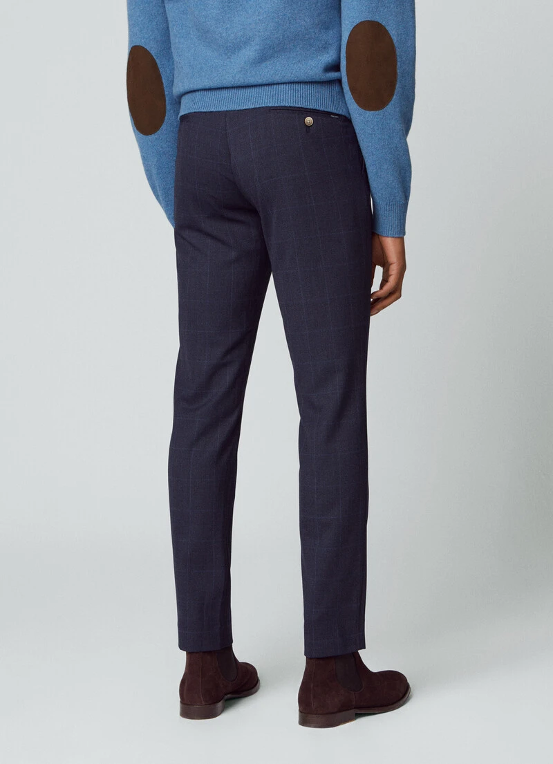 Hackett London SLIM FIT CHECK CHINOS 6 Hackett London SLIM FIT CHECK CHINOS - Image 4
