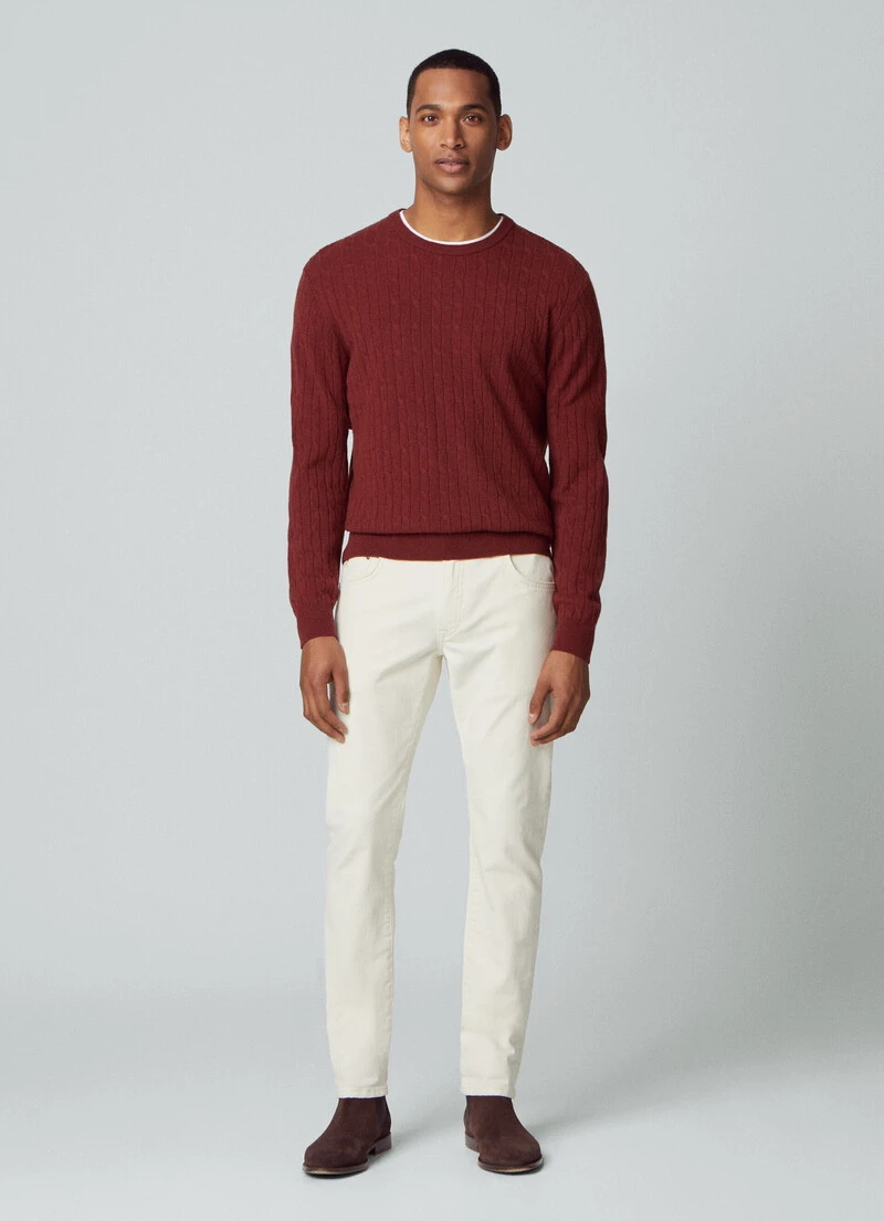 Hackett London SLIM FIT ECRU WASH JEANS 2 Hackett London SLIM FIT ECRU WASH JEANS