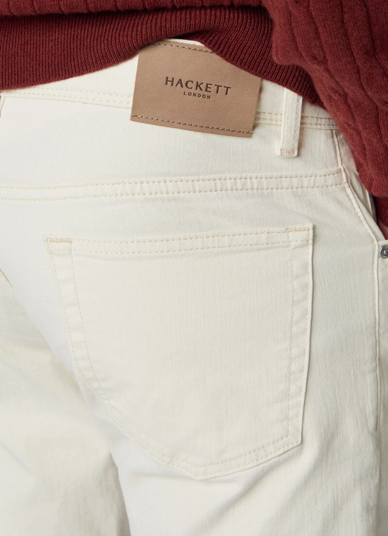 Hackett London SLIM FIT ECRU WASH JEANS 6 Hackett London SLIM FIT ECRU WASH JEANS - Image 5