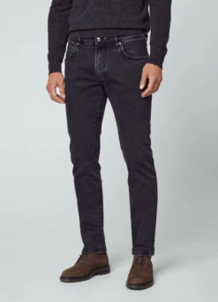 Hackett London SLIM FIT BLACK WASH JEANS -Hackett London Shop HM212520 999 02 MO