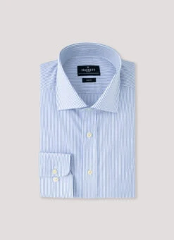Hackett London SLIM FIT STRIPED COTTON SHIRT -Hackett London Shop HM308682 8AM 03 FL