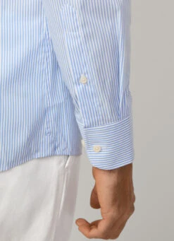 Hackett London SLIM FIT STRIPED COTTON SHIRT -Hackett London Shop HM308682 8AM 05 MO