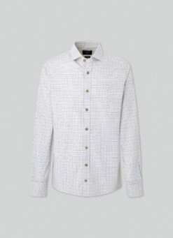 Hackett London CLASSIC FIT TATTERSALL CHECK SHIRT -Hackett London Shop HM309592 8AN 01 FL