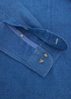 Hackett London SLIM FIT DENIM SHIRT -Hackett London Shop HM309597 595 04 FL