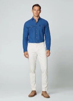 Hackett London SLIM FIT DENIM SHIRT -Hackett London Shop HM309597 595 05 MO