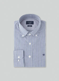 Hackett London SLIM FIT GINGHAM SHIRT -Hackett London Shop HM309602 8AC 03 FL