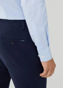 Hackett London SLIM FIT WOOL AND SILK SHIRT -Hackett London Shop HM309603 513 04 MO