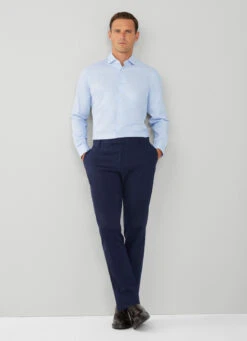 Hackett London SLIM FIT WOOL AND SILK SHIRT -Hackett London Shop HM309603 513 05 MO