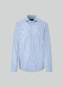 Hackett London STRIPED SLIM FIT SHIRT -Hackett London Shop HM309605 5AR 01 FL