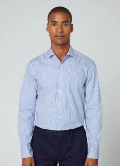 Hackett London STRIPED SLIM FIT SHIRT -Hackett London Shop HM309605 5AR 02 MO