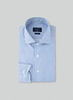 Hackett London STRIPED SLIM FIT SHIRT -Hackett London Shop HM309605 5AR 03 FL