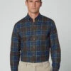 Hackett London SLIM FIT TARTAN SHIRT