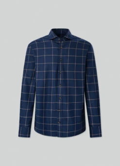 Hackett London SLIM FIT WINDOWPANE CHECK SHIRT -Hackett London Shop HM309619 595 01 FL