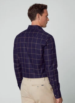 Hackett London SLIM FIT WINDOWPANE CHECK SHIRT -Hackett London Shop HM309619 595 03 MO