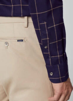 Hackett London SLIM FIT WINDOWPANE CHECK SHIRT -Hackett London Shop HM309619 595 04 MO