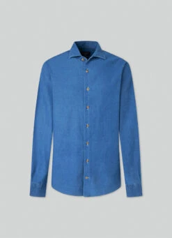 Hackett London CLASSIC FIT DENIM SHIRT -Hackett London Shop HM309632 551 01 FL