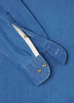 Hackett London CLASSIC FIT DENIM SHIRT -Hackett London Shop HM309632 551 03 FL