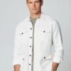 Hackett London DENIM UTILITY OVERSHIRT -Hackett London Shop HM309636 803 01 MO