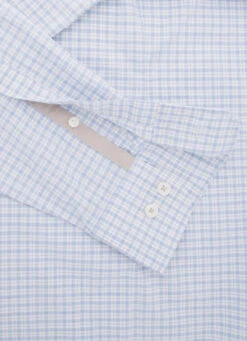 Hackett London SLIM FIT POPLIN CHECK SHIRT -Hackett London Shop HM309644 8AS 04 FL