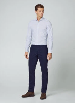 Hackett London SLIM FIT POPLIN CHECK SHIRT -Hackett London Shop HM309644 8AS 05 MO