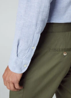 Hackett London SLIM FIT BROMPTON COLLAR SHIRT -Hackett London Shop HM309645 551 04 MO