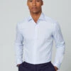 Hackett London SLIM FIT BROAD STRIP SHIRT -Hackett London Shop HM309648 5AR 01 MO