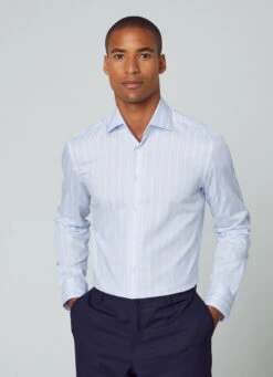 Hackett London SLIM FIT BROAD STRIP SHIRT