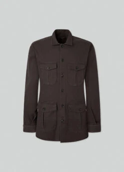 Hackett London TWILL OVERSHIRT -Hackett London Shop HM309668 8HO 01 FL