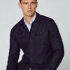 Hackett London ADJUSTABLE BACK OVERSHIRT -Hackett London Shop HM309671 595 01 MO
