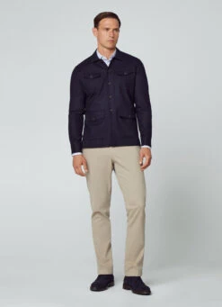 Hackett London ADJUSTABLE BACK OVERSHIRT 16 Hackett London ADJUSTABLE BACK OVERSHIRT -Hackett London Shop HM309671 595 06 MO