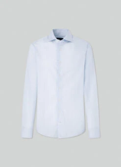 Hackett London SLIM FIT STRIPED SHIRT -Hackett London Shop HM309672 5AR 01 FL