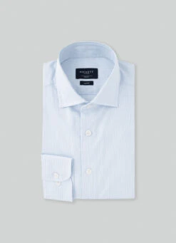 Hackett London SLIM FIT STRIPED SHIRT -Hackett London Shop HM309672 5AR 03 FL