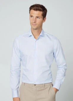 Hackett London SLIM FIT STRIPED SHIRT -Hackett London Shop HM309672 5AR 05 MO