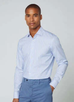 Hackett London CLASSIC FIT STIPED SHIRT -Hackett London Shop HM309678 5AR 02 MO