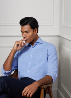 Hackett London CLASSIC FIT HOUNDSTOOTH SHIRT