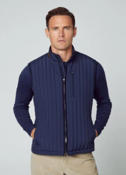 Hackett London PADDED HYBRID GILET -Hackett London Shop HM402989 595 05 MO
