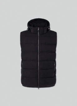Hackett London HOODED PUFFER GILET -Hackett London Shop HM403003 6DX 01 FL